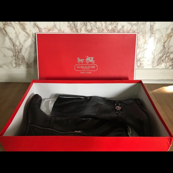 Coach Mysie Calf Boots - Picture 2 of 5